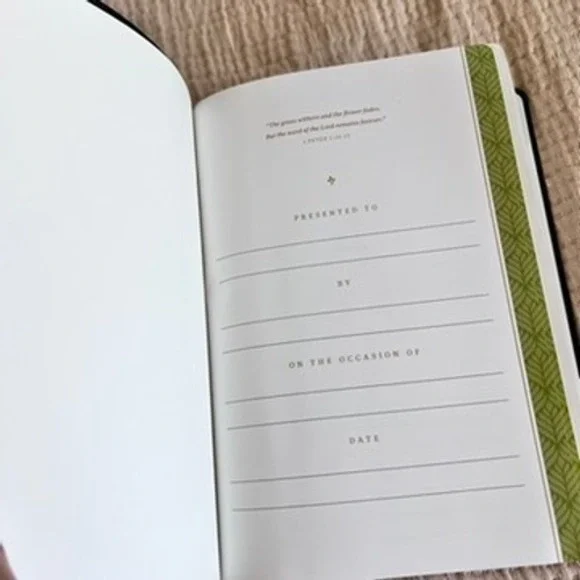 Tyndale NLT Life Application Study Bible 3rd Ed Black Onyx Leather Like NEW - Picture 8 of 11